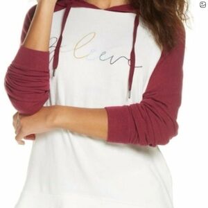 P.J. Salvage Raglan “Believe” Hoodie 🆕🍂